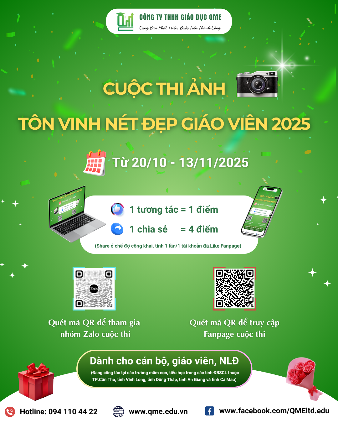 Poster cuộc thi Tôn vinh Nét đẹp giáo viên 2025